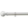 B&M Shiny Nickle Gem Curtain Pole 70 - 120cm