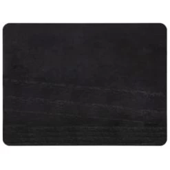 B&M Black Wooden Placemats 2pk -Home Style Shop 390405 2pk wooden placemats black 3