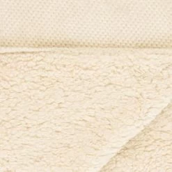 B&M Alba Waffle Sherpa Throw -Home Style Shop 390765 alba waffle sherpa throw 3