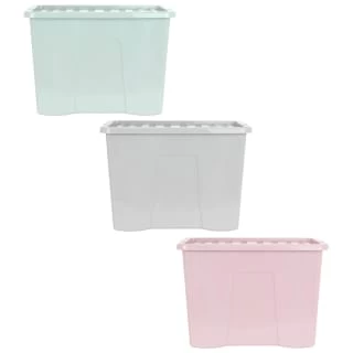 B&M Storage Box With Lid 80L - Sage 5 B&M Storage Box With Lid 80L - Sage - Image 5