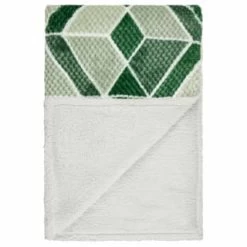 B&M Simply Geo Waffle Throw - Green 7 B&M Simply Geo Waffle Throw - Green -Home Style Shop 394920 simply geo waffle throw green 3