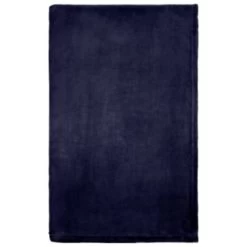 Navy Coral Fleece Throw -Home Style Shop 394951 navy coral fleece 3