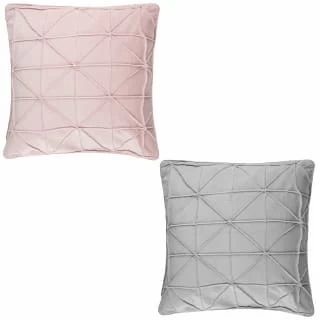 Geo Velvet Cushion - Blush 2 Geo Velvet Cushion - Blush - Image 2
