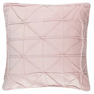 Geo Velvet Cushion - Blush 1 Geo Velvet Cushion - Blush