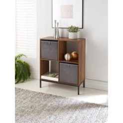 Lokken Velvet Storage Cubes 2pk - Grey 7 Lokken Velvet Storage Cubes 2pk - Grey -Home Style Shop 395825 2pk velvet lokken storage cubes grey