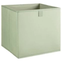 New Arrival -Home Style Shop 395843 2pk printed lokken storage cubes sage diamond 5