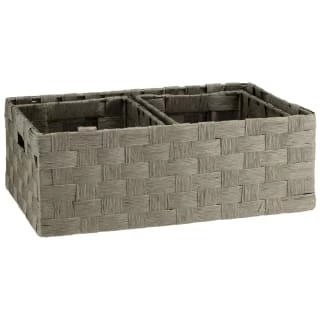 B&M Caen Set Of 3 Paper Rope Baskets - Grey 4 B&M Caen Set Of 3 Paper Rope Baskets - Grey - Image 4