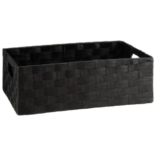 B&M Caen Set Of 3 Paper Rope Baskets - Black 3 B&M Caen Set Of 3 Paper Rope Baskets - Black - Image 3