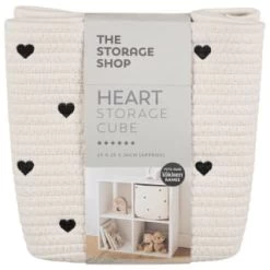B&M Heart Shaped Storage Cube