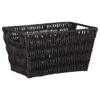 B&M Paper Rope Basket - Black 1 B&M Paper Rope Basket - Black