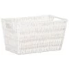 B&M Paper Rope Basket - White