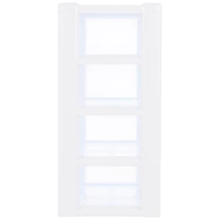 B&M White 4 Tier Drawers 3 B&M White 4 Tier Drawers - Image 3